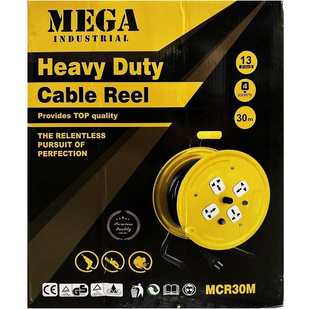 Megatools MCR30M Extension Cord Cable Reel Set 30 meters - KHM Megatools Corp. Megatools MCR30M Extension Cord Cable Reel Set 30 meters - KHM Megatools Corp.